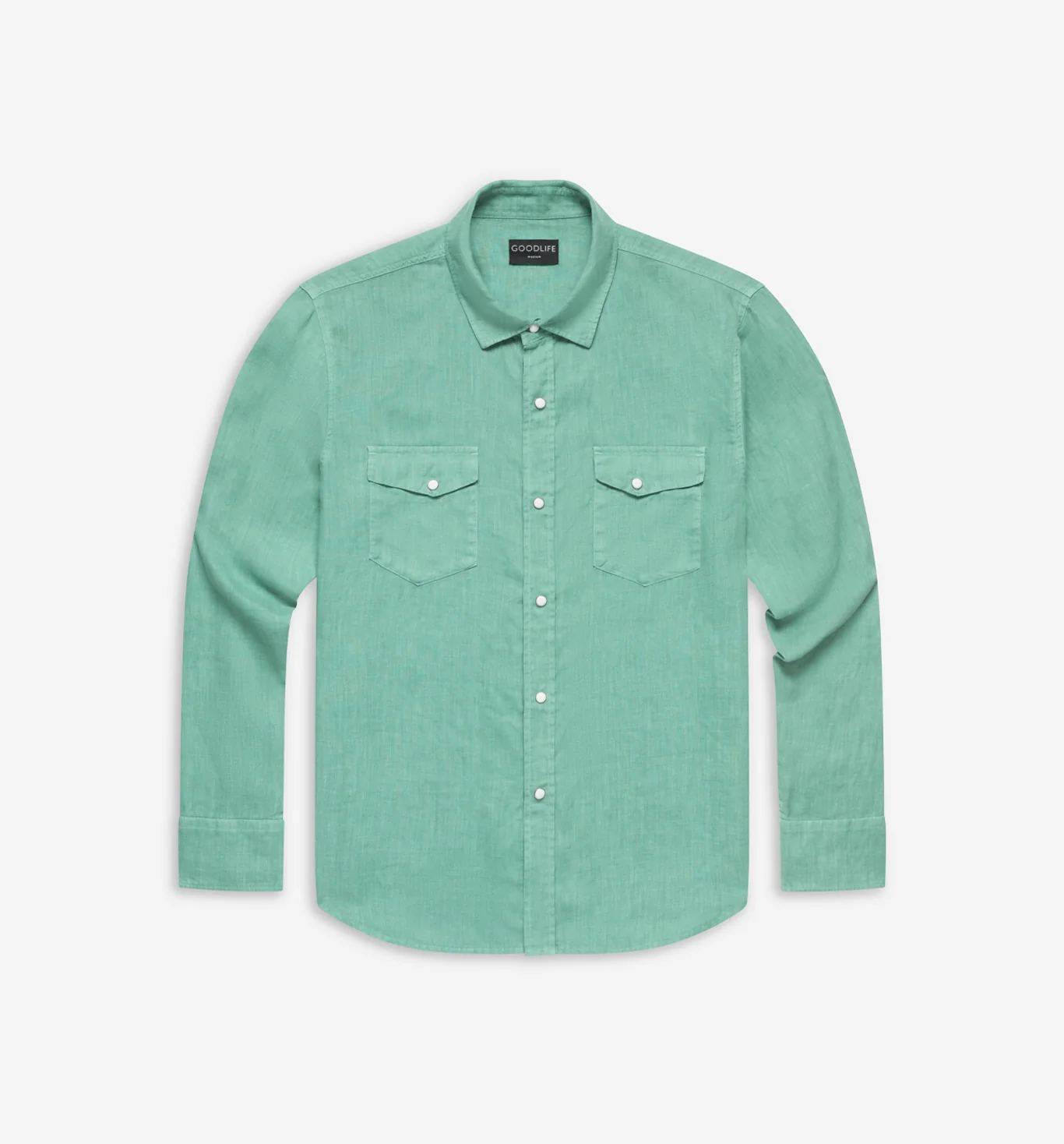 4Corner Linen Snap Shirt - Image 6