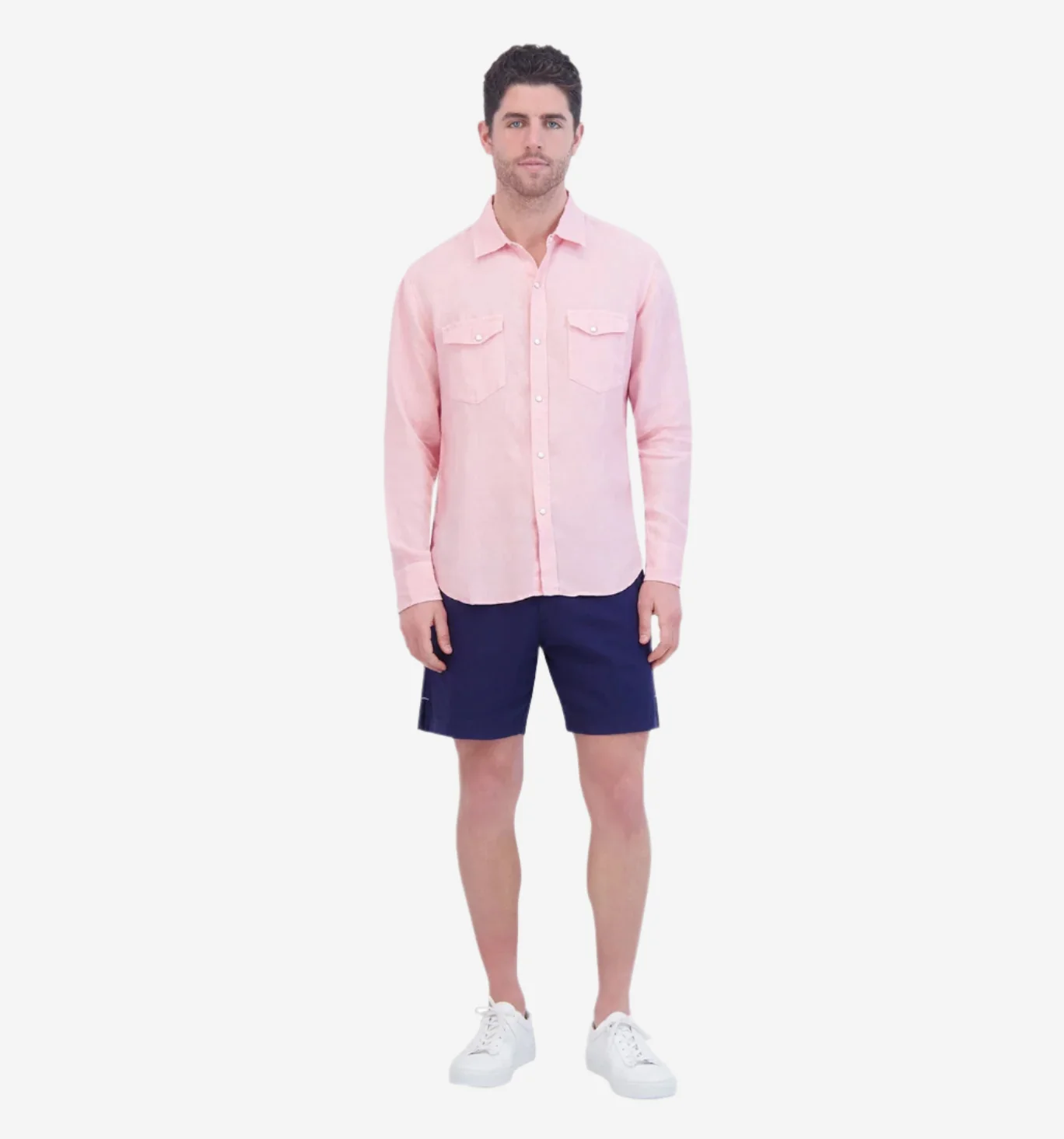 4Corner Linen Snap Shirt - Image 3