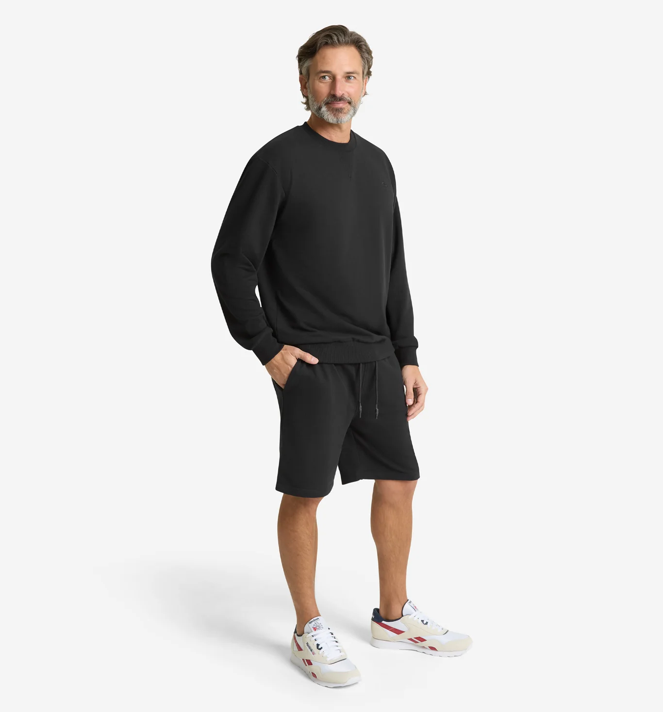 Lounge French Terry Crew Neck Sweatshirt - Image 4
