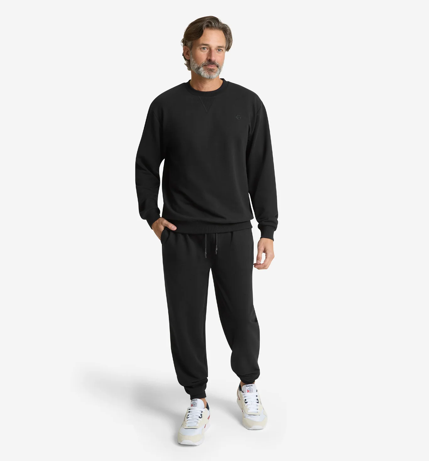 Lounge French Terry Crew Neck Sweatshirt - Image 6