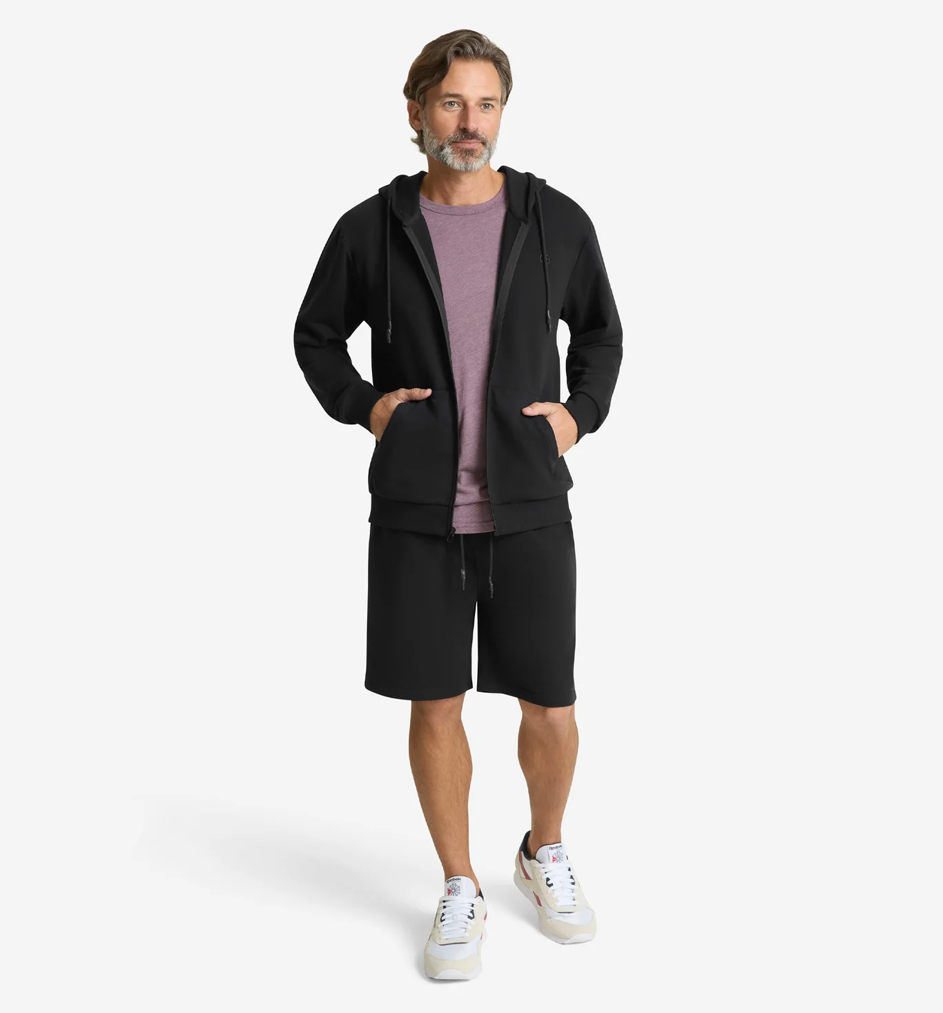 Lounge French Terry Full Zip Hoodie - Image 3