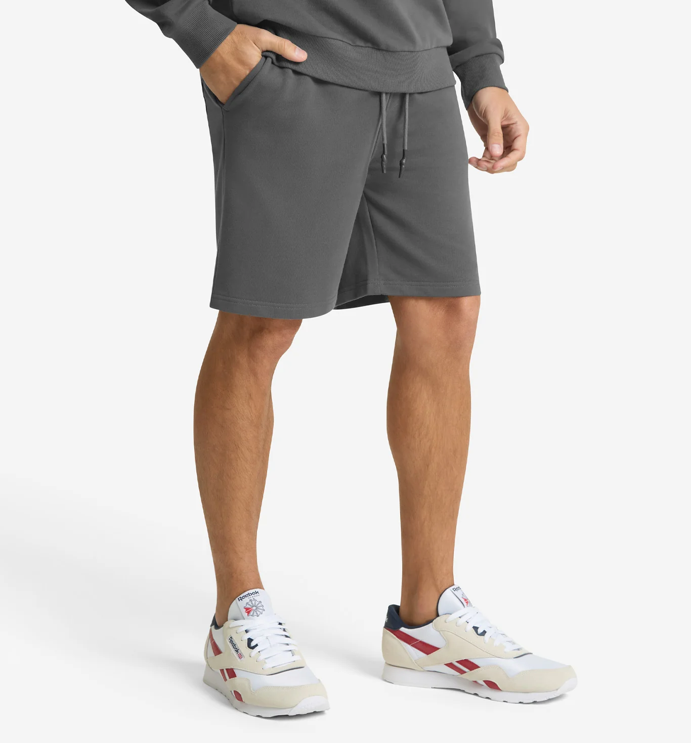 Lounge French Terry Jogger Shorts - Image 3