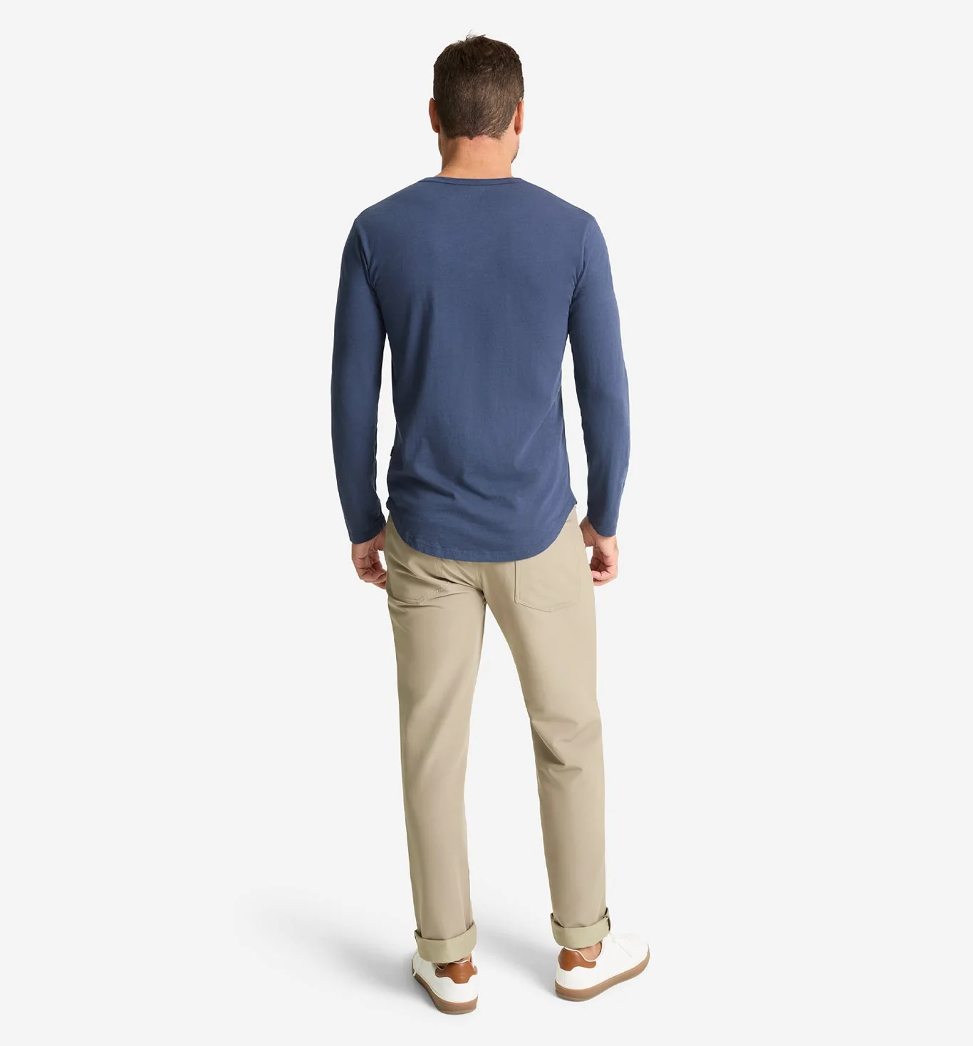 LS Slub Scallop Henley - Image 6