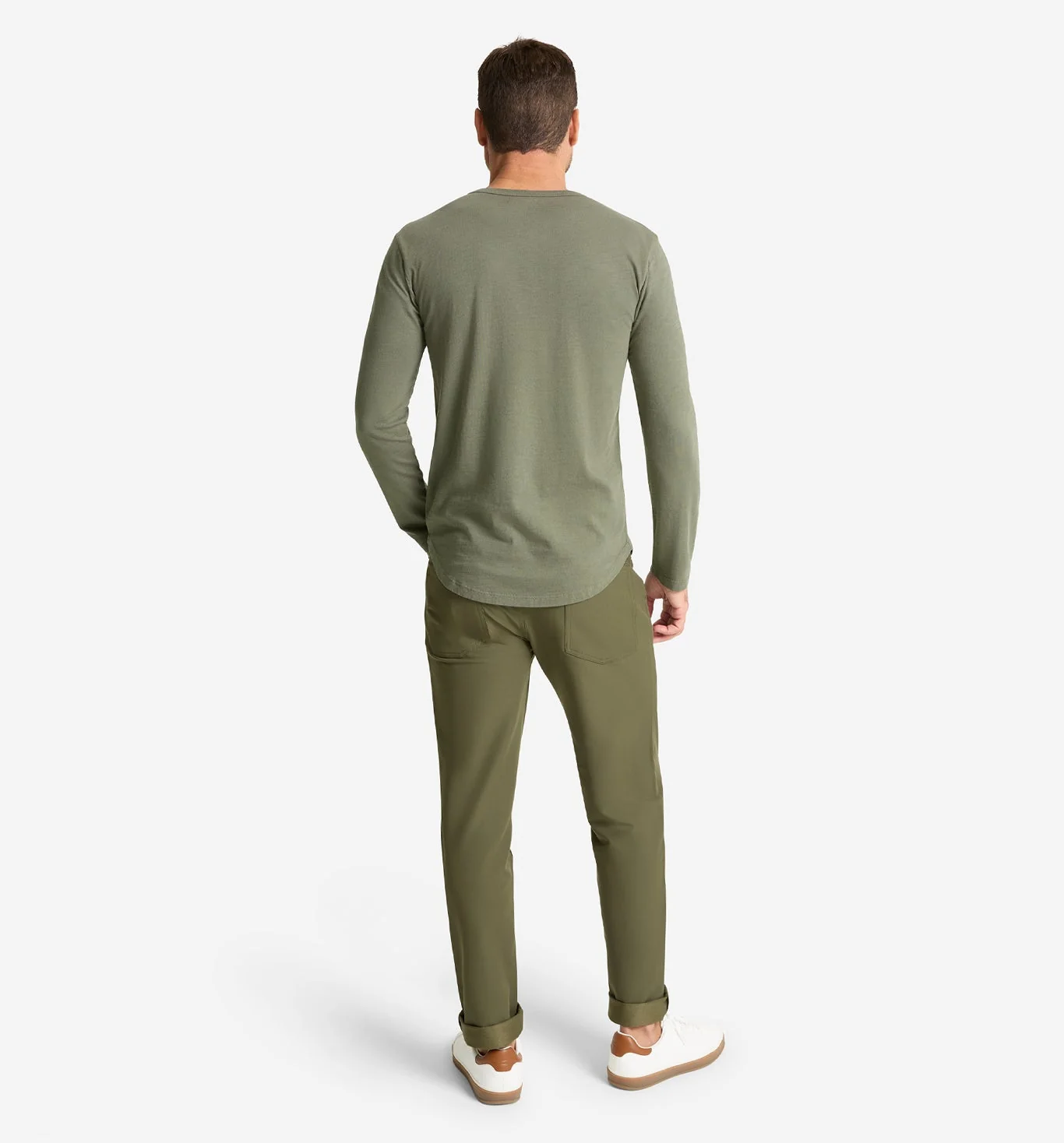 LS Slub Scallop Henley - Image 6