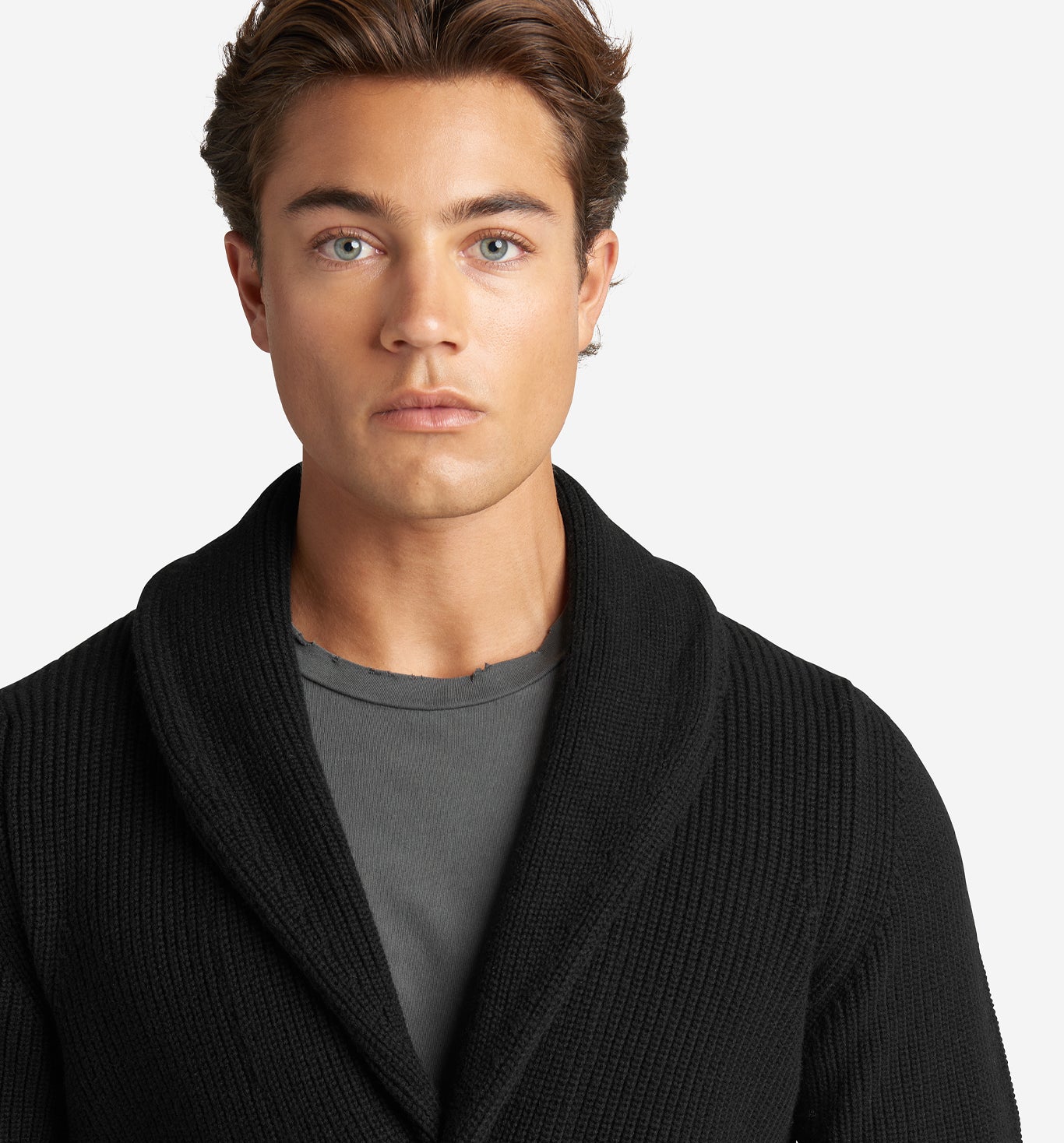 Shawl Collar Sweater - Image 3