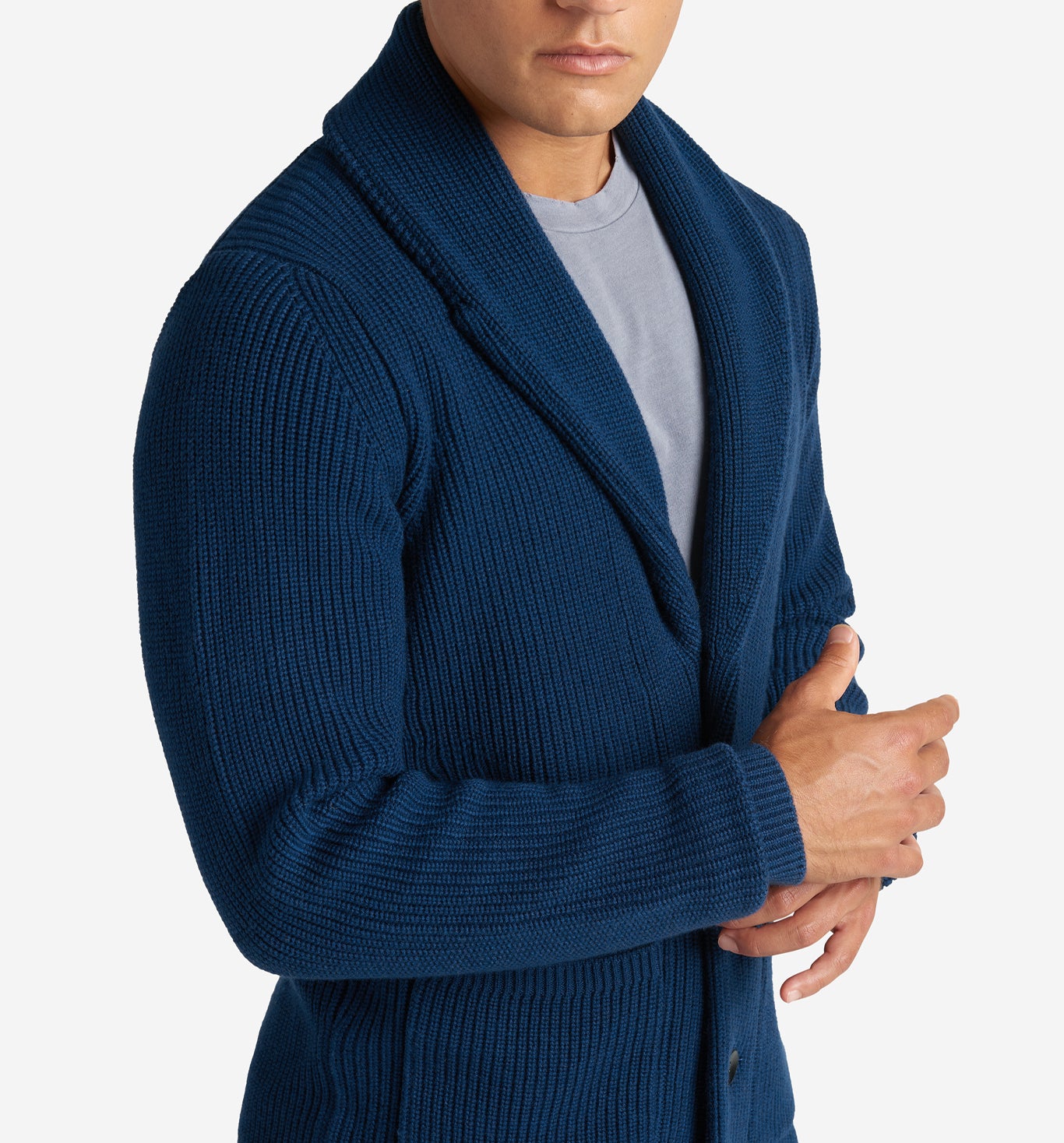 Shawl Collar Sweater - Image 3