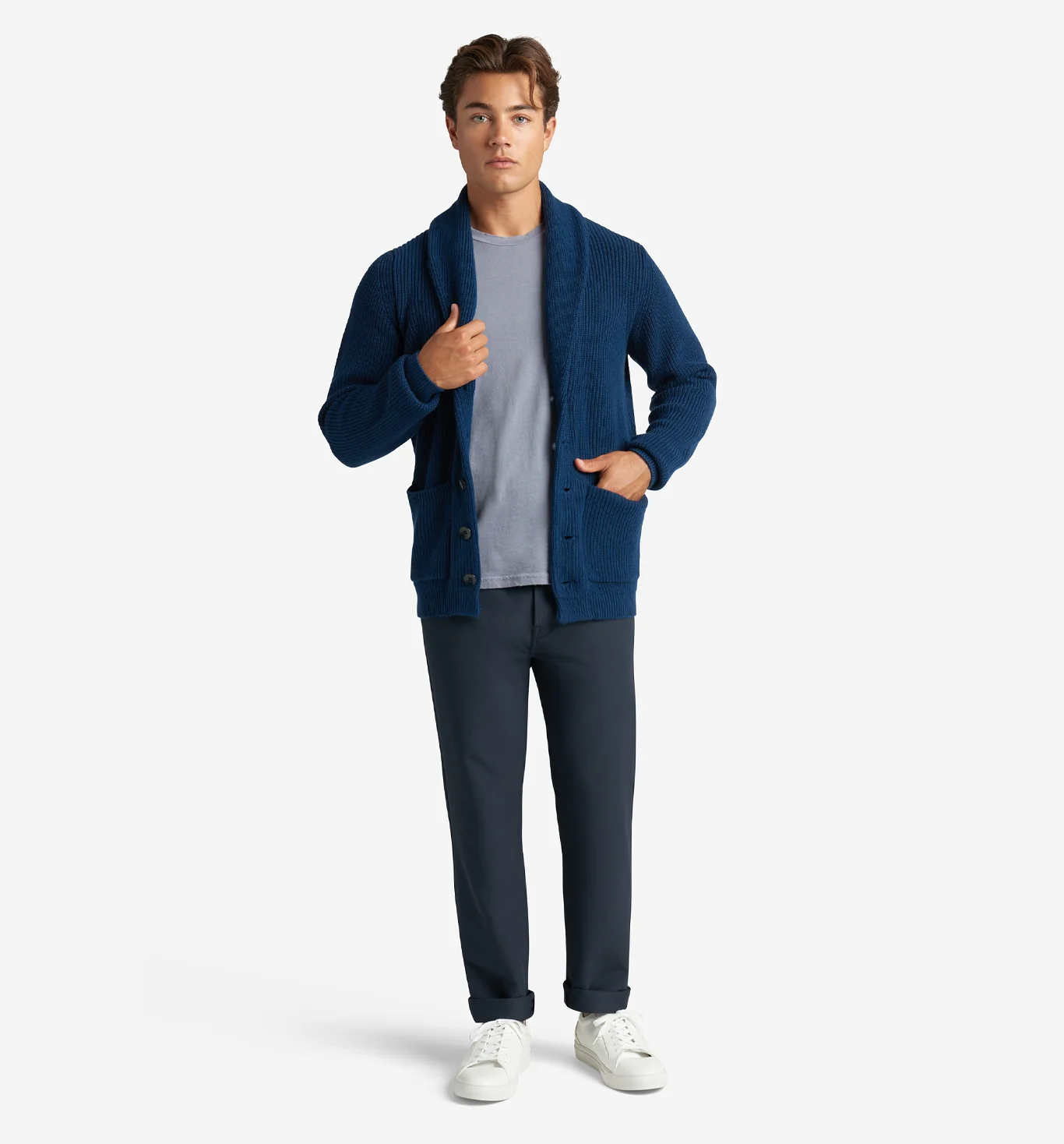 Shawl Collar Sweater - Image 5