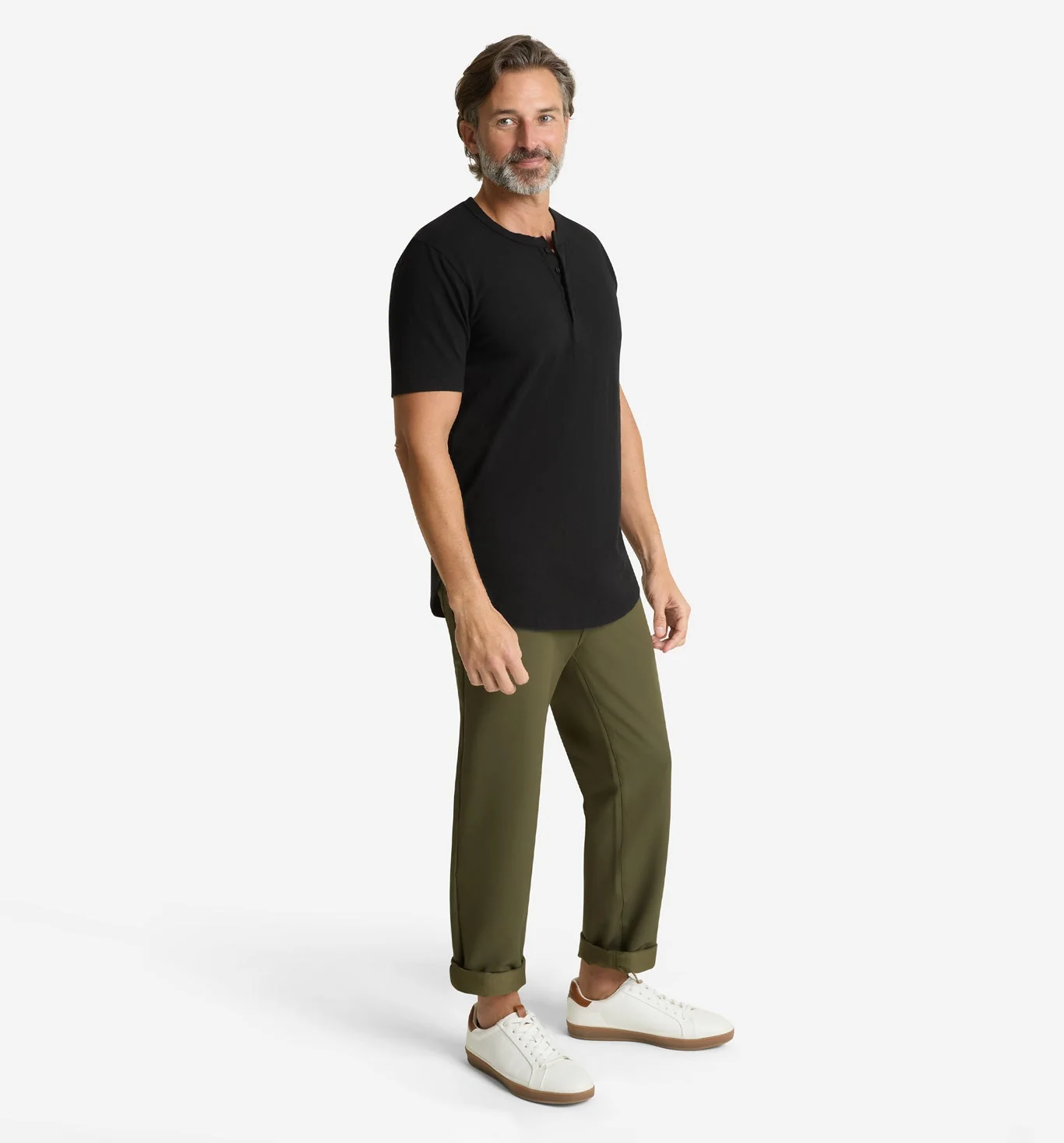 Slub Scallop Henley - Image 2