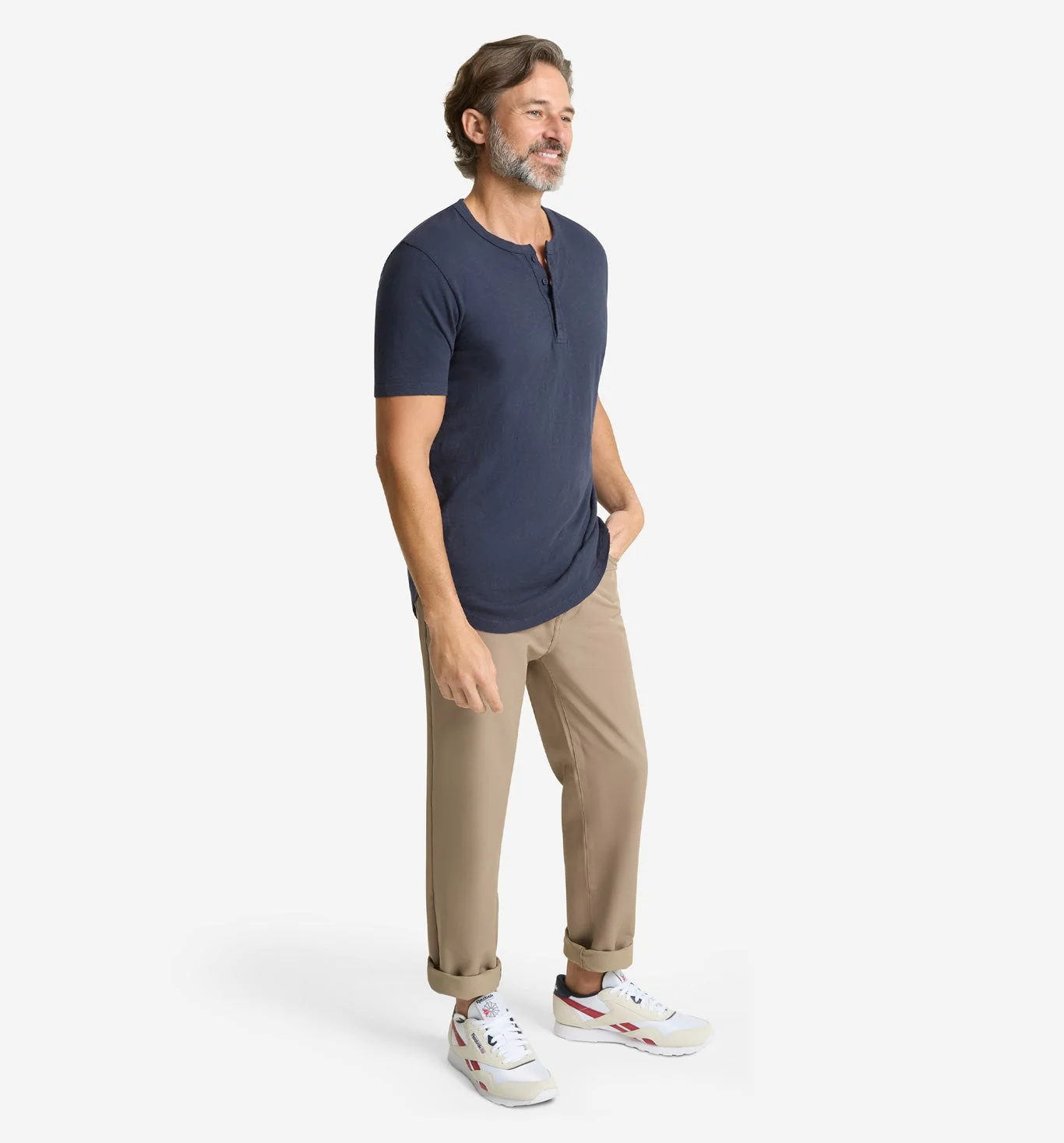 Slub Scallop Henley - Image 2
