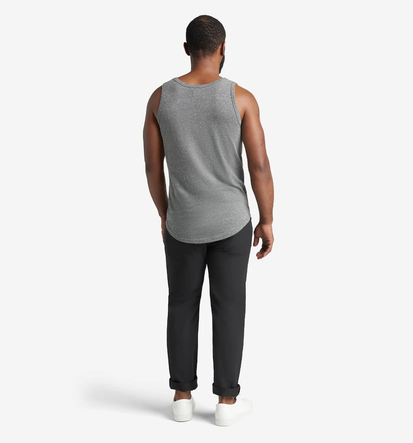 Tri-Blend Scallop Tank Top - Image 5